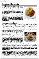 Ebook gratuit - La cuisine allemande