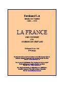 Ebook gratuit  - La France - Des origines a la guerre de Cent ans - Ferdinand Lot - Livre d'histoire